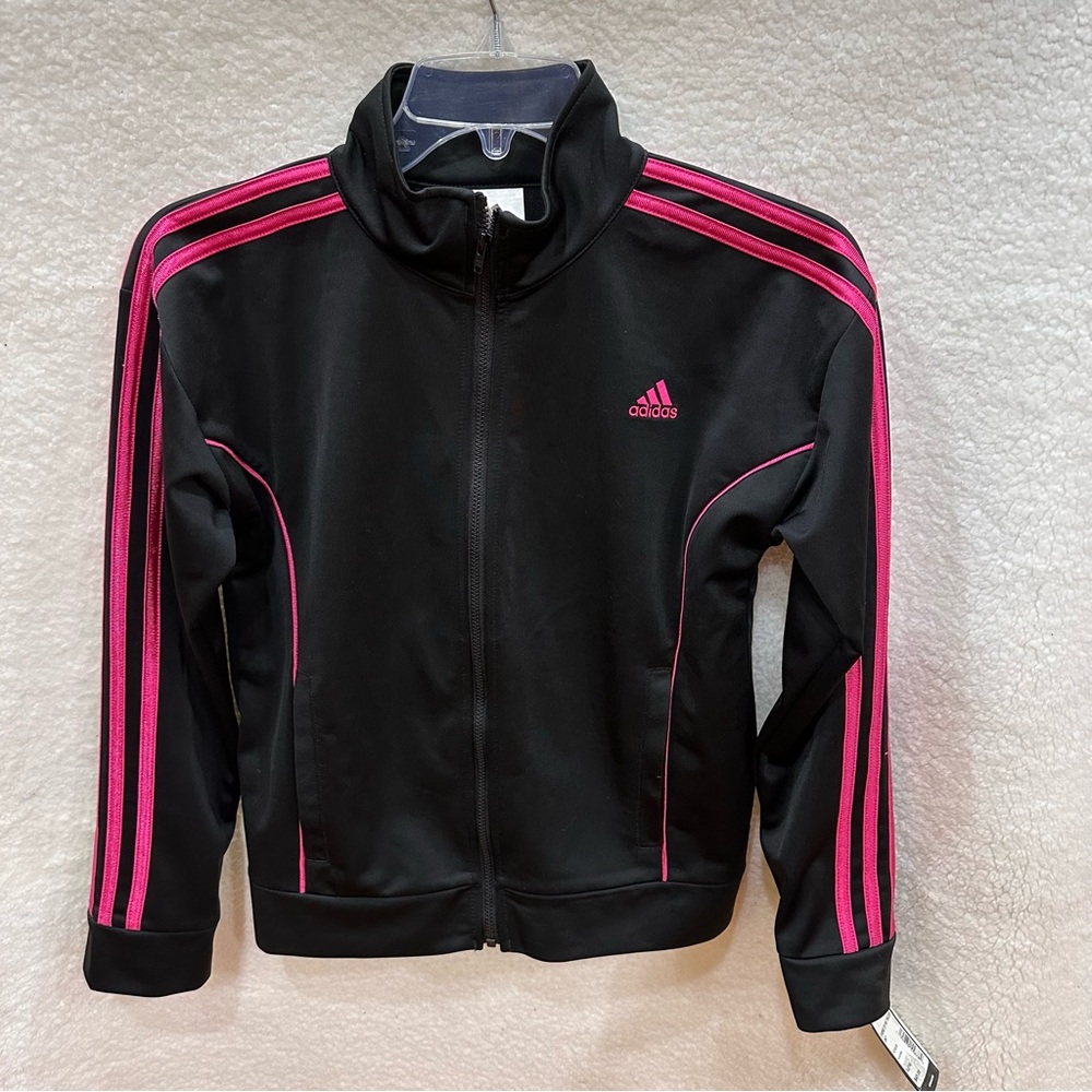 Girls Black Adidas Jacket